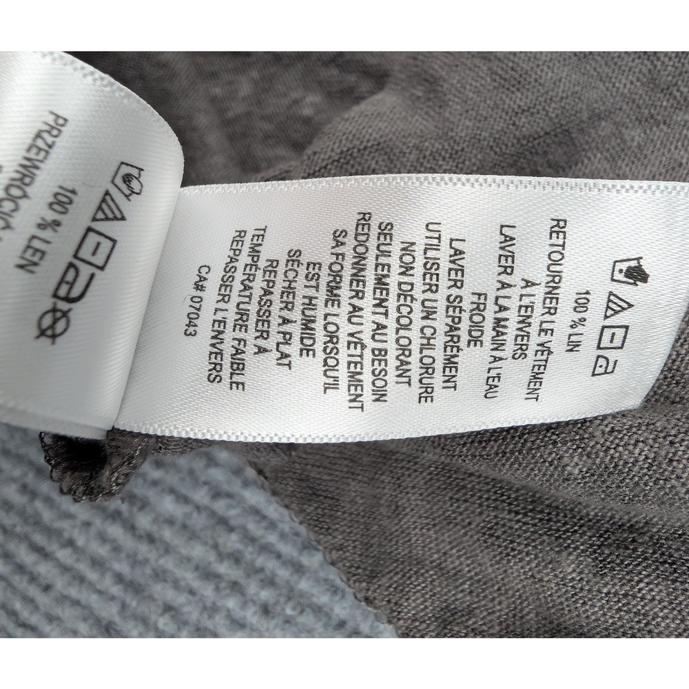 Tahari Short Sleeve V-Neck Tee in Taupe - Picture 8 of 11